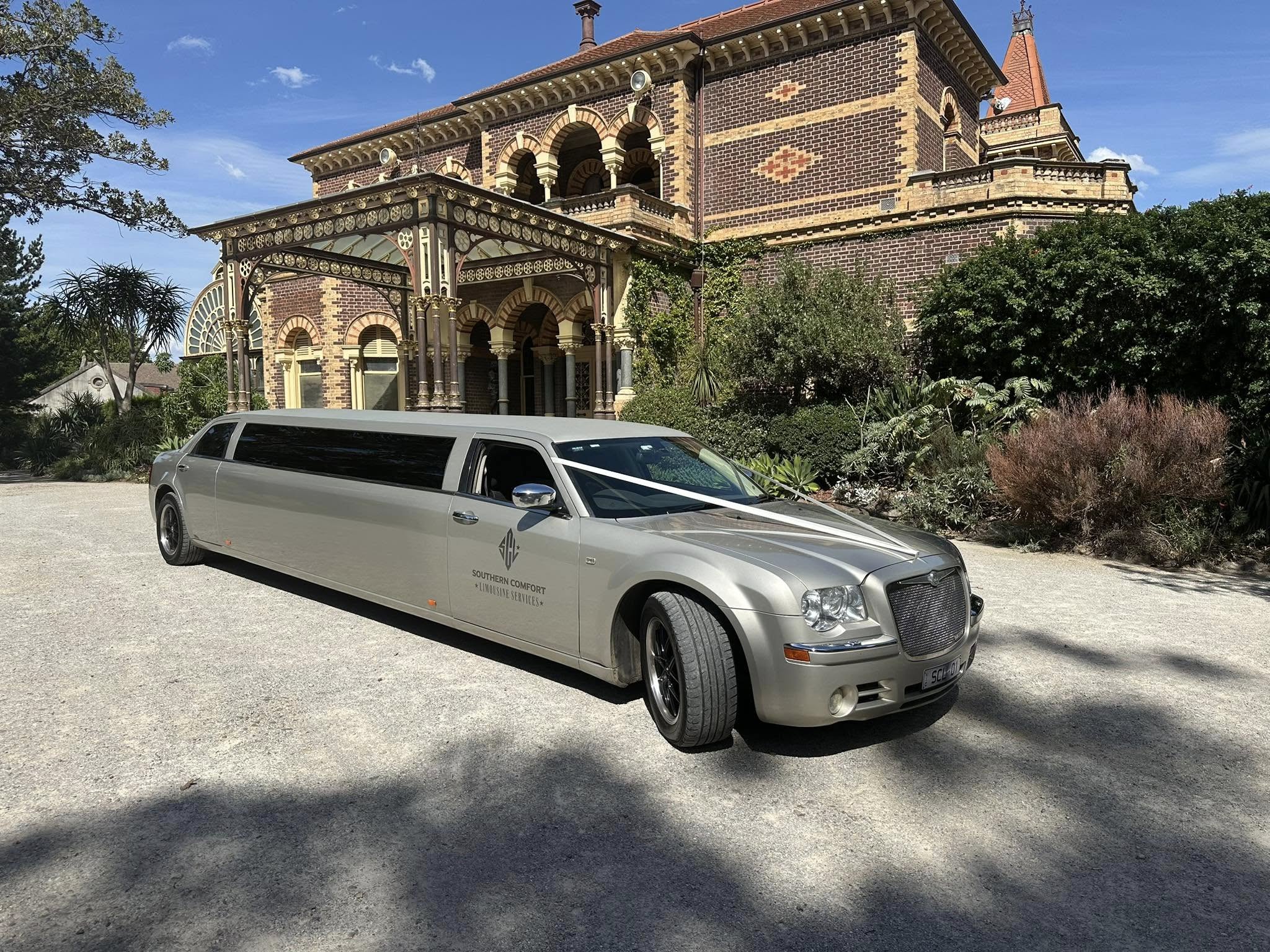 Wedding Arrival at Historic Estate